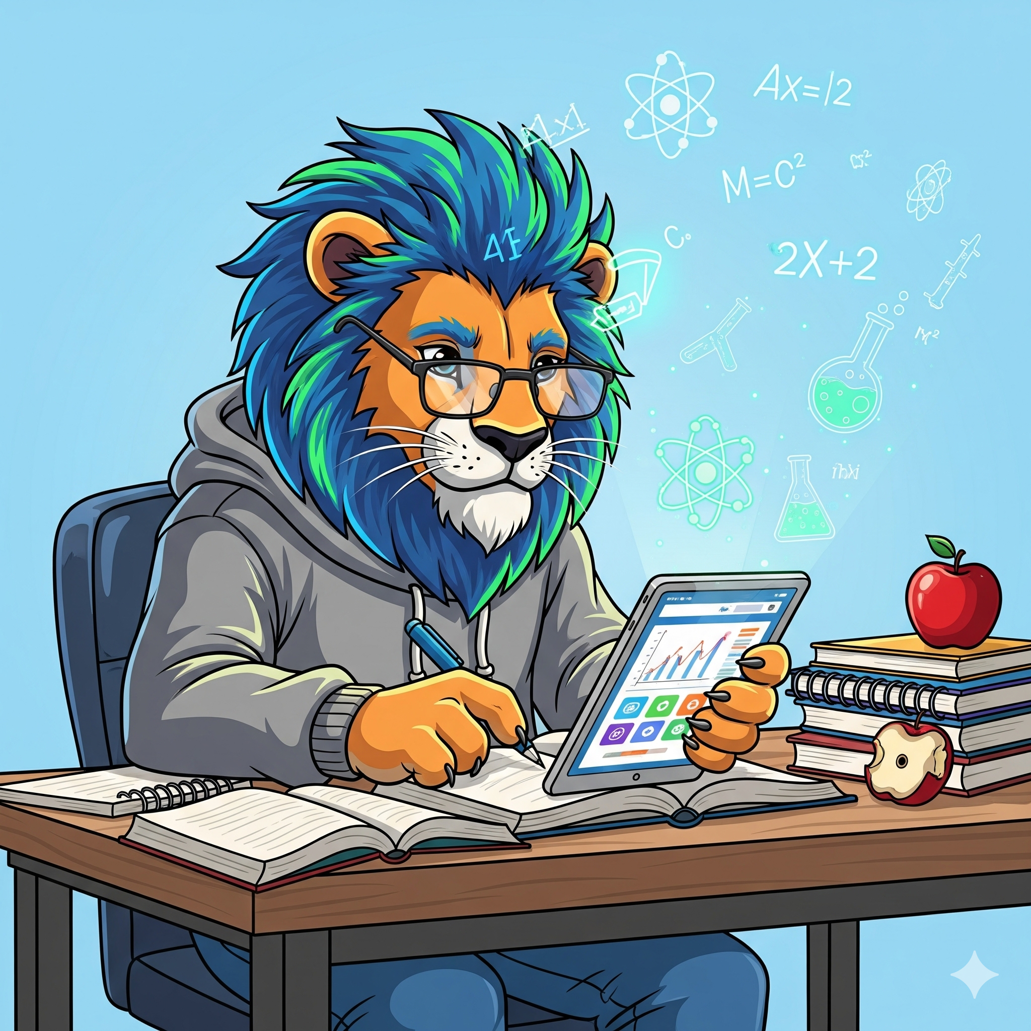 Élève concentré avec UniVibe